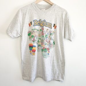 Belgium Illustrated Graphic Tee